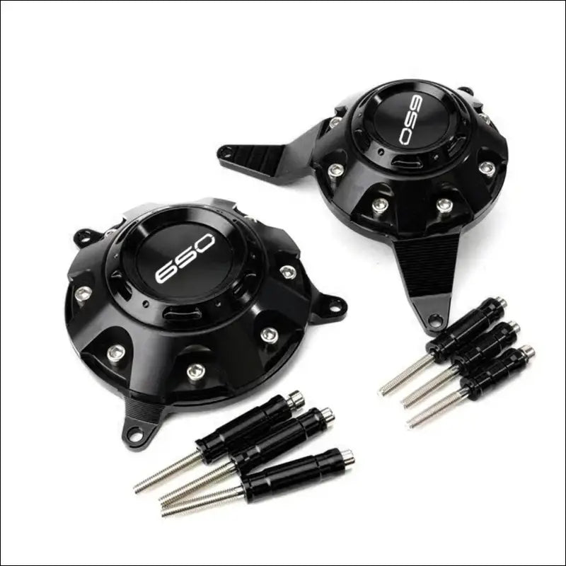 Kawasaki Z900 Motorschutz Set Hochwertige CNC Gefräste Optimaler Schutz - Black-650