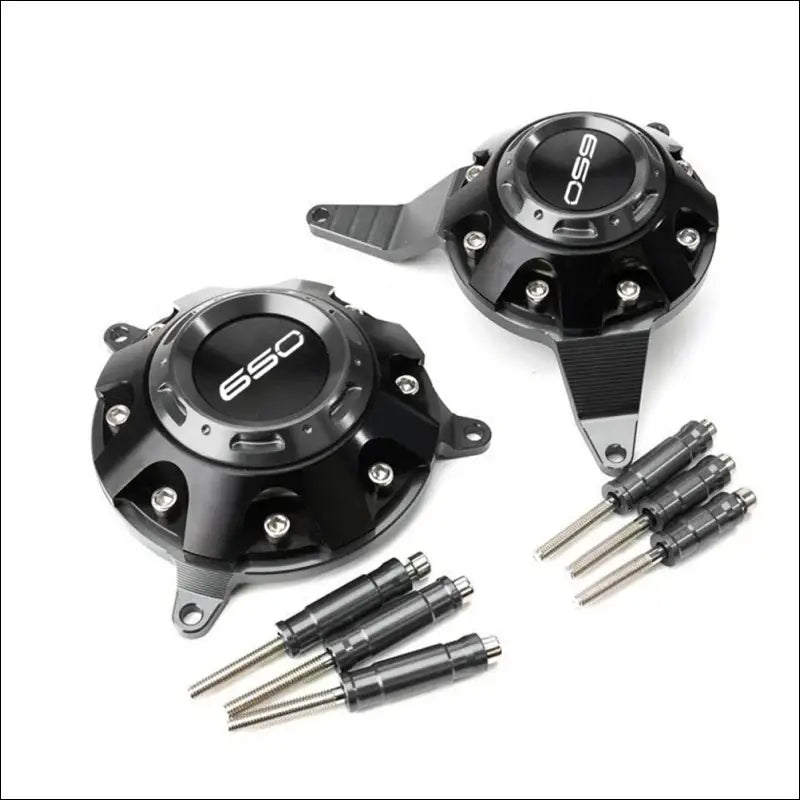 Kawasaki Z900 Motorschutz Set Hochwertige CNC Gefräste Optimaler Schutz - Grey-650