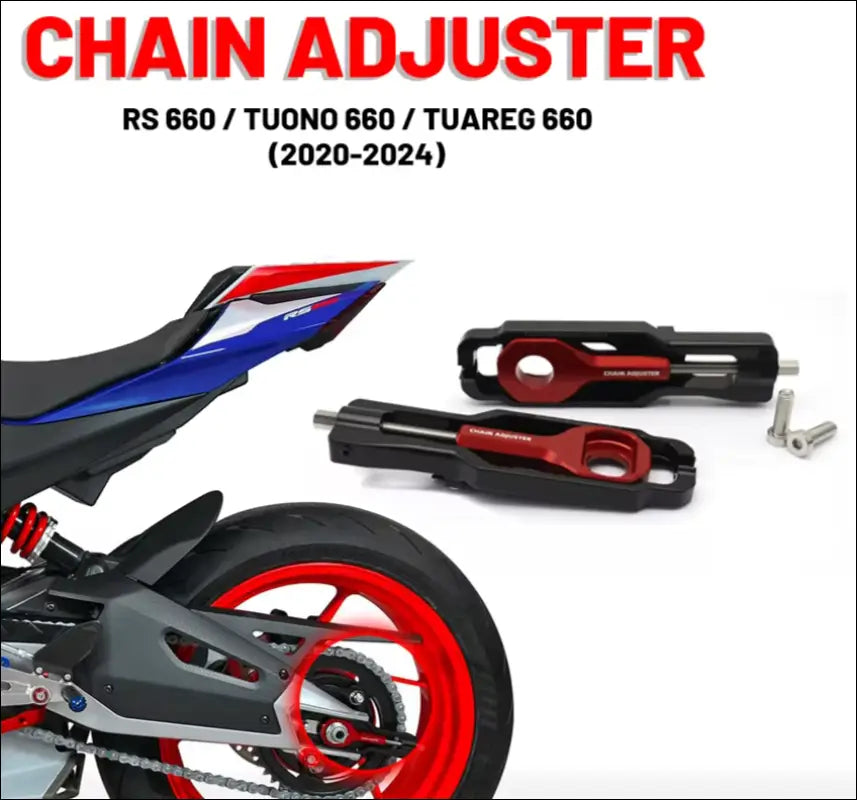 Kettenspanner für Aprilia RS 660 (2020-2024) | CNC Kettenspannung Einsteller