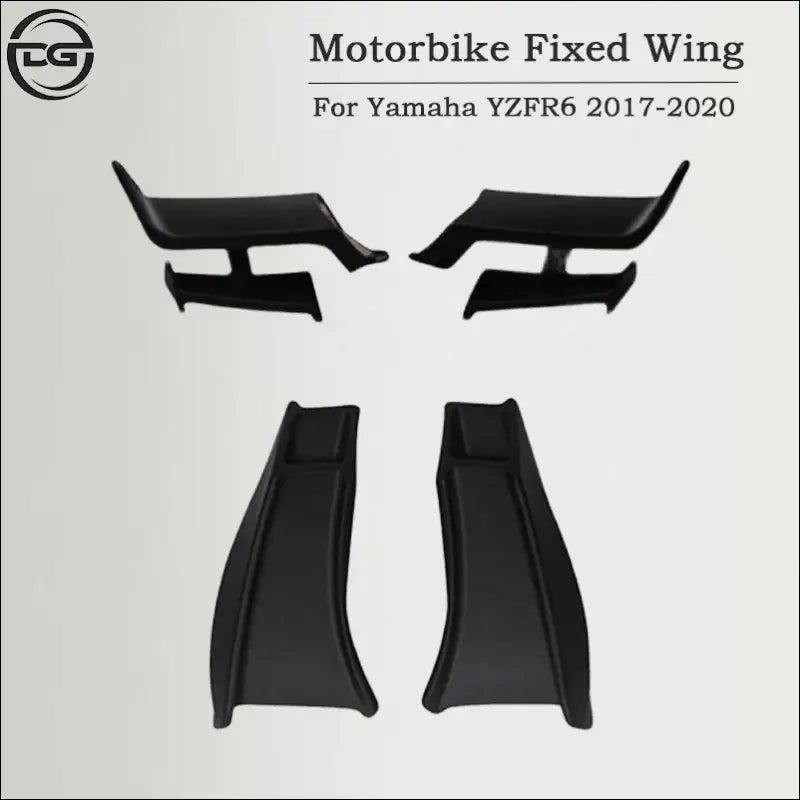 Motorcycle Parts For Yamaha YZFR6 R6 2017 2018 2019 2020 3M Paste Aerodynamic Winglet Fixed Wind Wing Side Wing Side