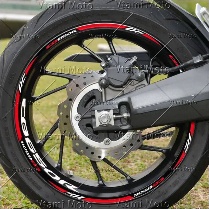Reflektierende Motorrad Felgenaufkleber Reifenklebeband für CB650R