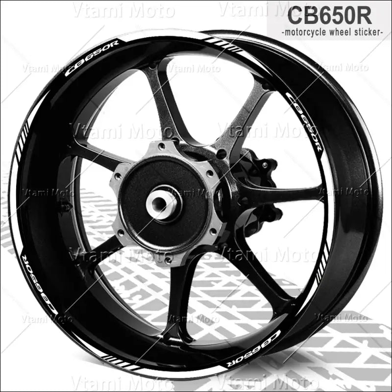 Reflektierende Motorrad Felgenaufkleber Reifenklebeband für CB650R