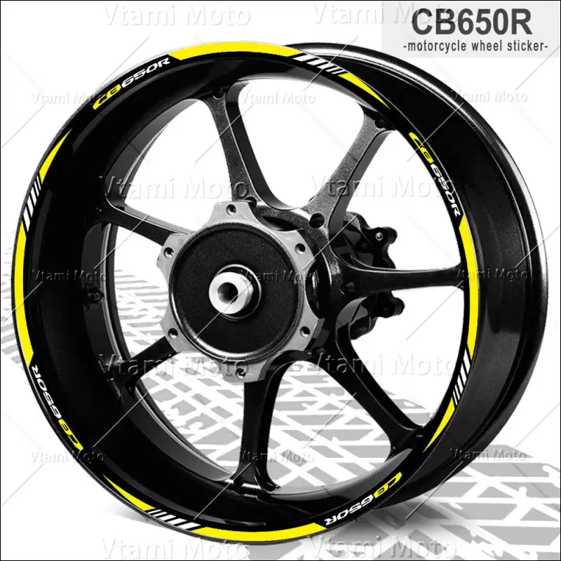 Reflektierende Motorrad Felgenaufkleber Reifenklebeband für CB650R