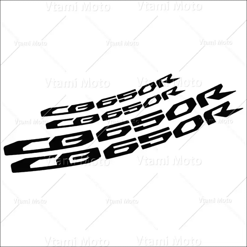 Reflektierende Motorrad Felgenaufkleber Reifenklebeband für CB650R - Black