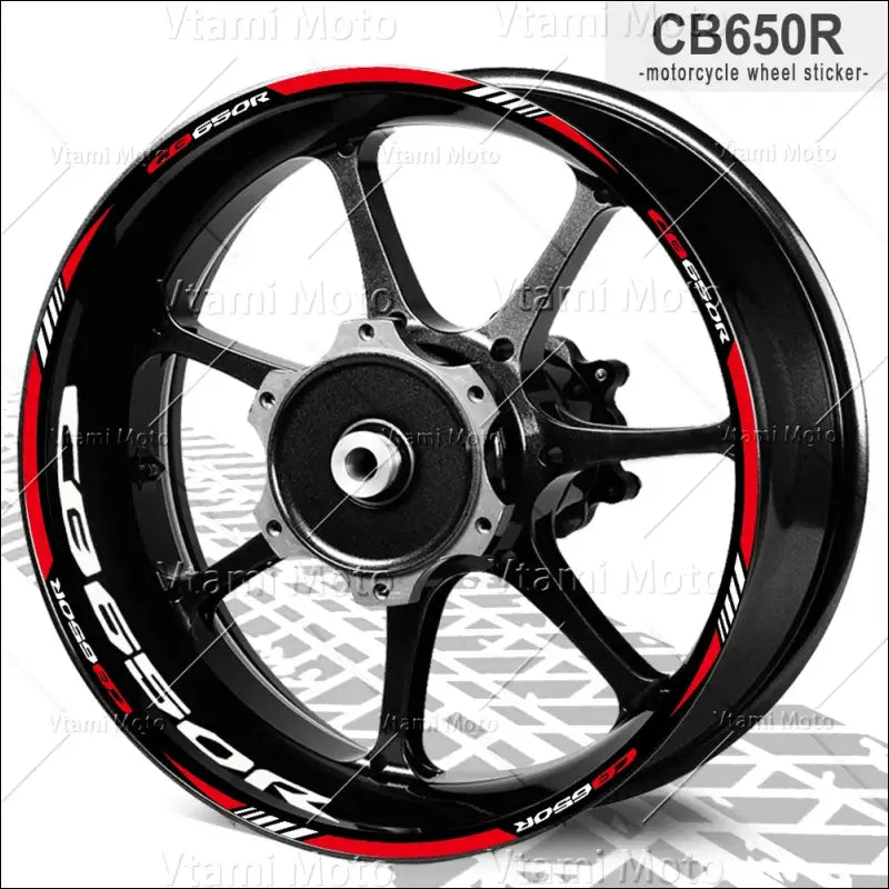 Reflektierende Motorrad Felgenaufkleber Reifenklebeband für CB650R