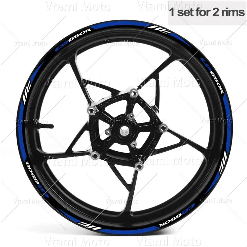 Reflektierende Motorrad Felgenaufkleber Reifenklebeband für CB650R - C 17 Inch