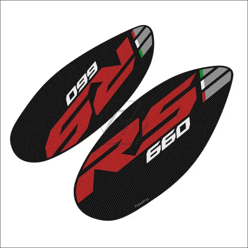 Seiten Tank Pad Schutzaufkleber für Aprilia Tuono RS 660 (2020-2022) | Knie Grip Matte für Motorrad - black