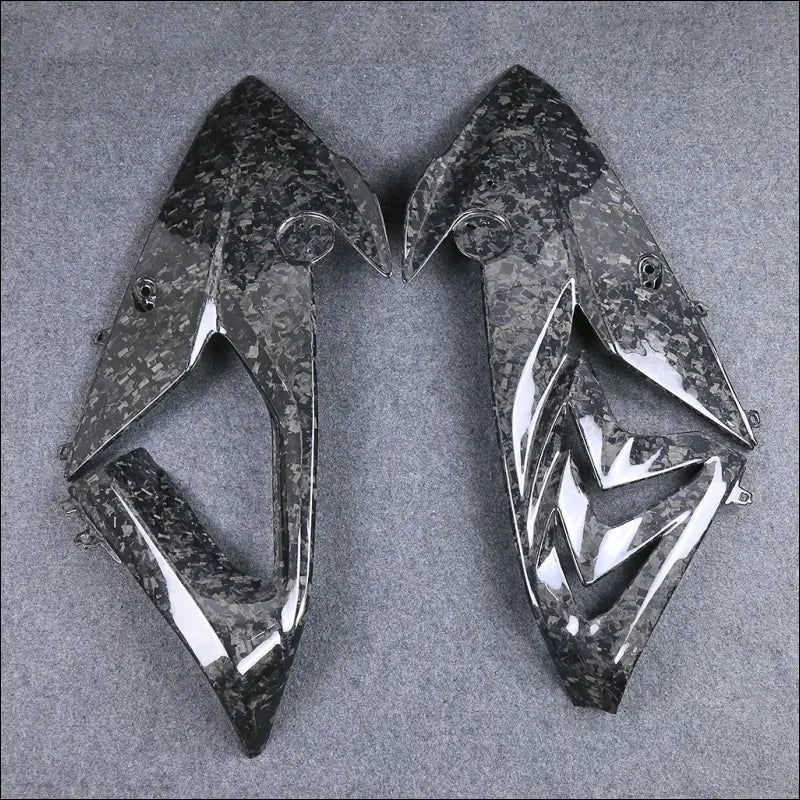 Seitliche Verkleidungsabdeckungen Carbon-Faser für BMW S1000RR (2015–2018) - Forged weave Glossy