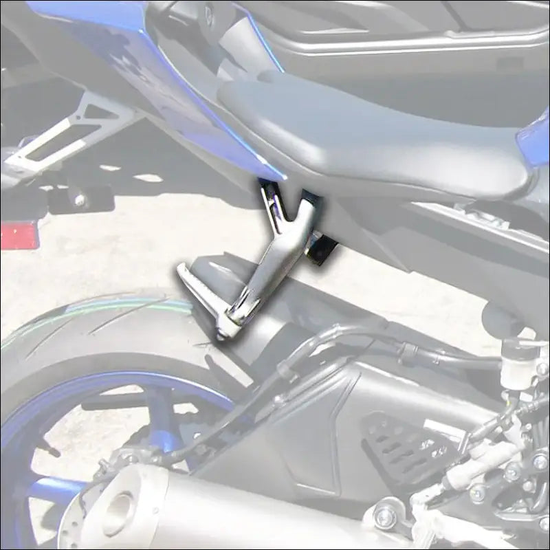 Sozius-Fußrastenhalterung für Yamaha YZF-R1/R1M (2015-2024) YZF-R7 (2022-2024) YZF-R6 (2017-2025) | Silber/Schwarz