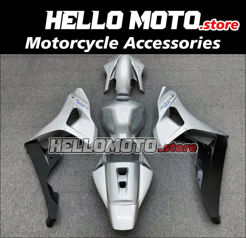 Verkleidungs- und Spoiler-Kit aus ABS für Honda Fireblade CBR1000RR Silber/Schwarz