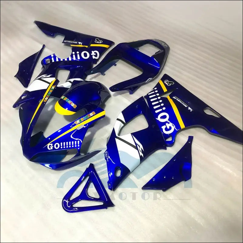 Verkleidungskit für Yamaha YZF-R1 (2000-2001) Rot / Blau