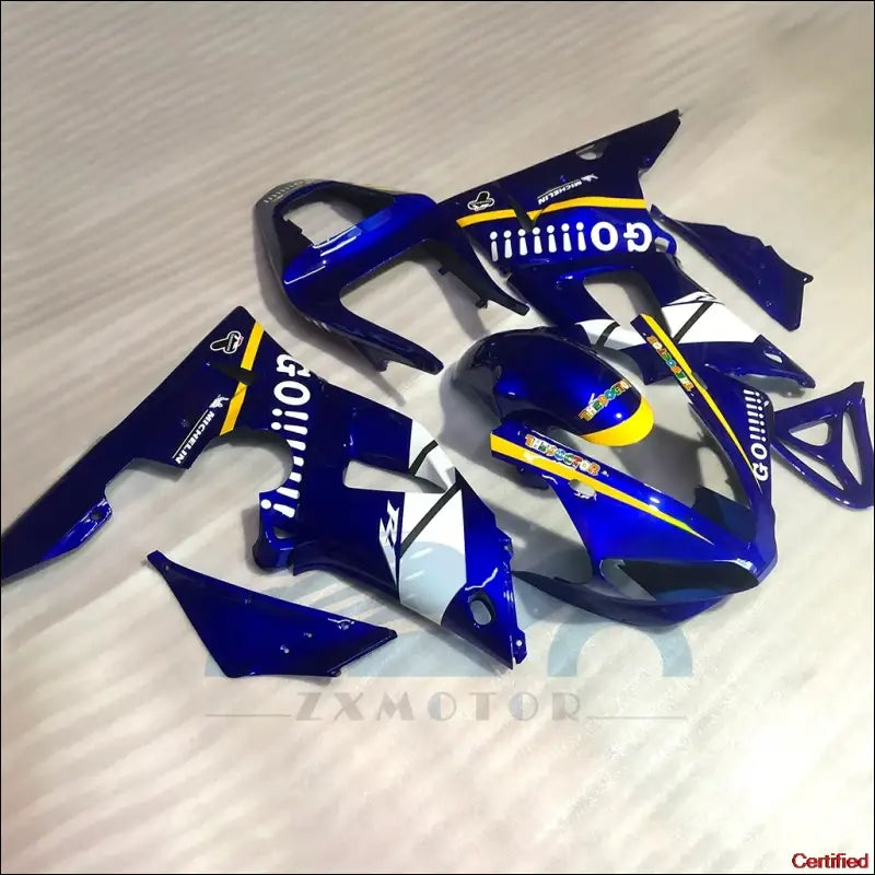 Verkleidungskit für Yamaha YZF-R1 (2000-2001) Rot / Blau