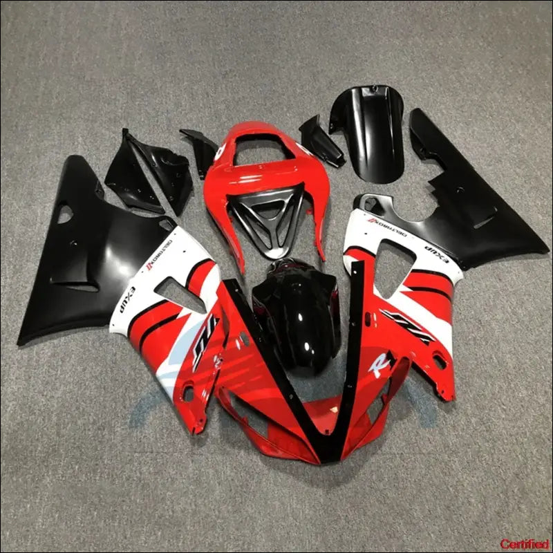 Verkleidungskit für Yamaha YZF-R1 (2000-2001) Rot / Blau