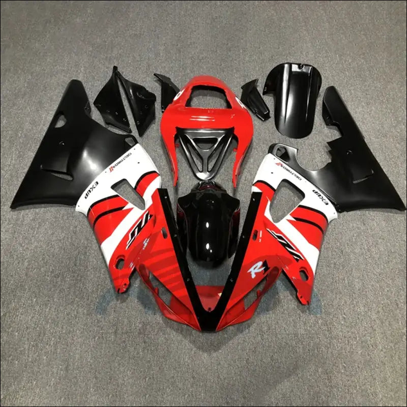 Verkleidungskit für Yamaha YZF-R1 (2000-2001) Rot / Blau - NO.3