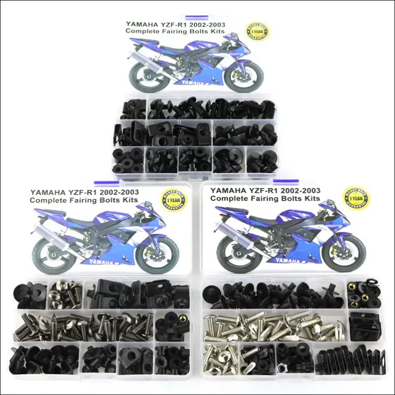 Verkleidungsschrauben-Kit für Yamaha YZF-R1 (2002-2003) | Komplettes Befestigungsset aus Stahl