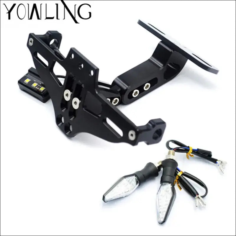 Verstellbarer Kennzeichenhalter Yamaha YZF-R6 03-06 - C Black
