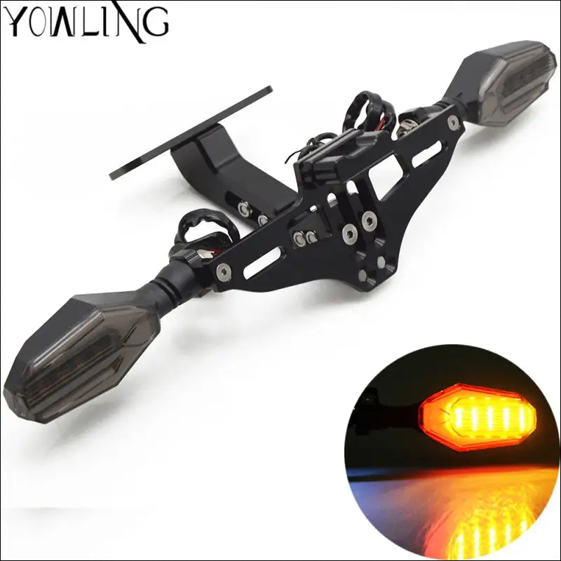 Verstellbarer Kennzeichenhalter Yamaha YZF-R6 03-06 - I Black
