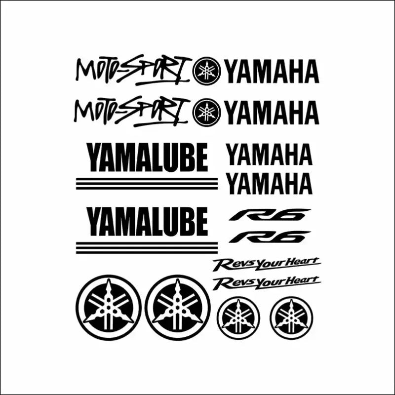 Yamaha Aufkleber Set - A3