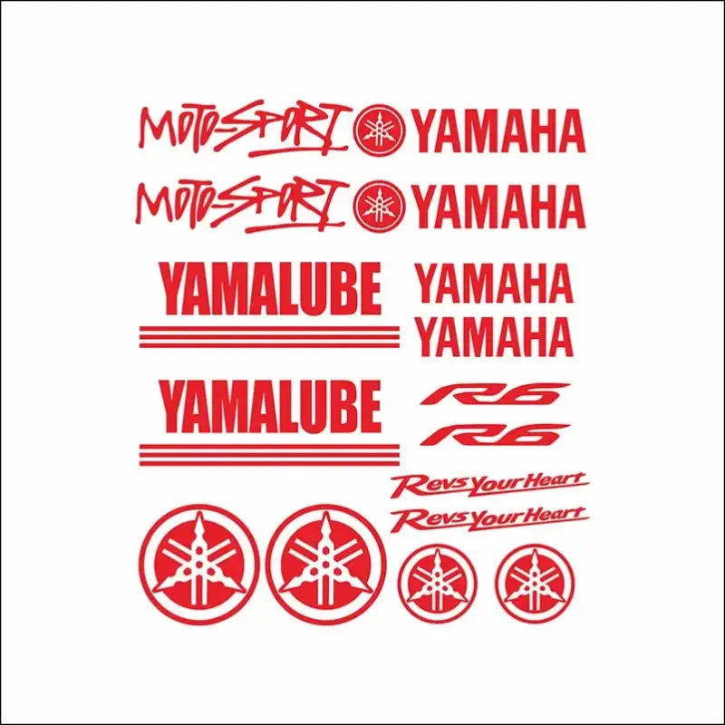 Yamaha Aufkleber Set - A4
