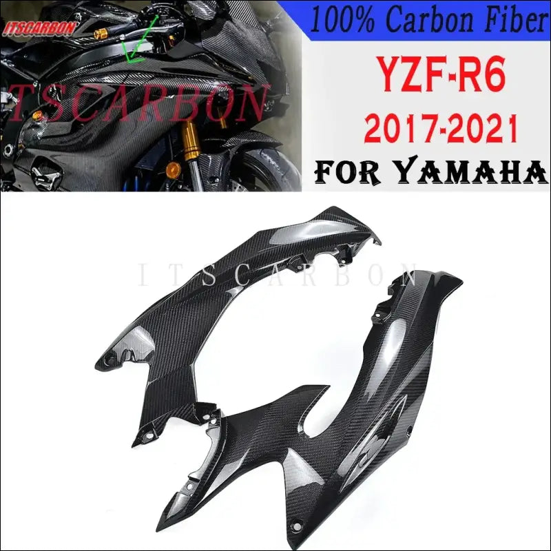 Yamaha R6 (2017–2024) Carbonfaser Spoiler Seitenteile Verkleidung