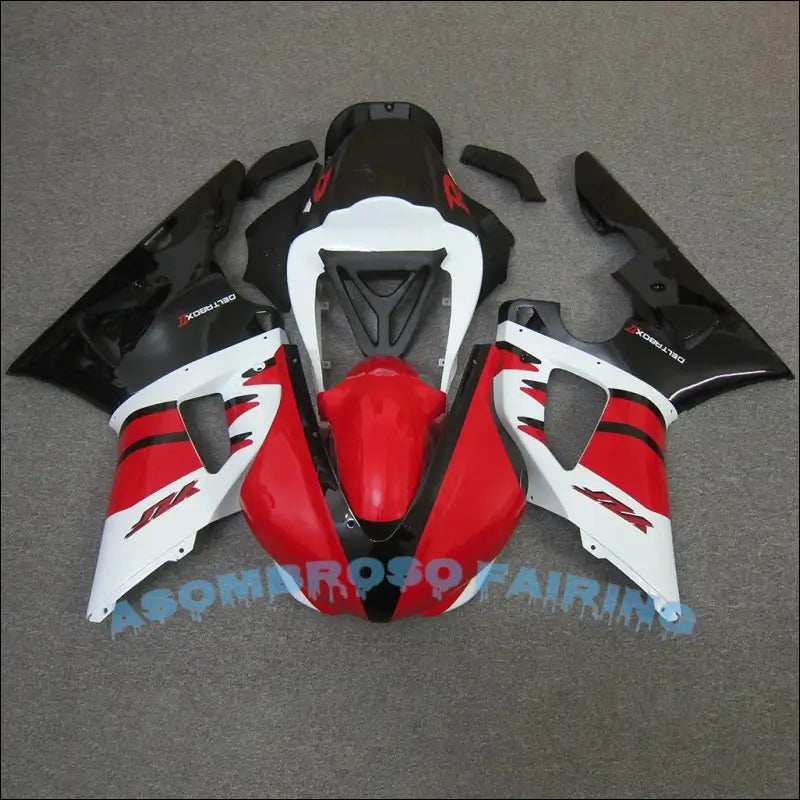 Yamaha YZF-R1 1998-1999 Verkleidung Rot-Schwarz - NO.1