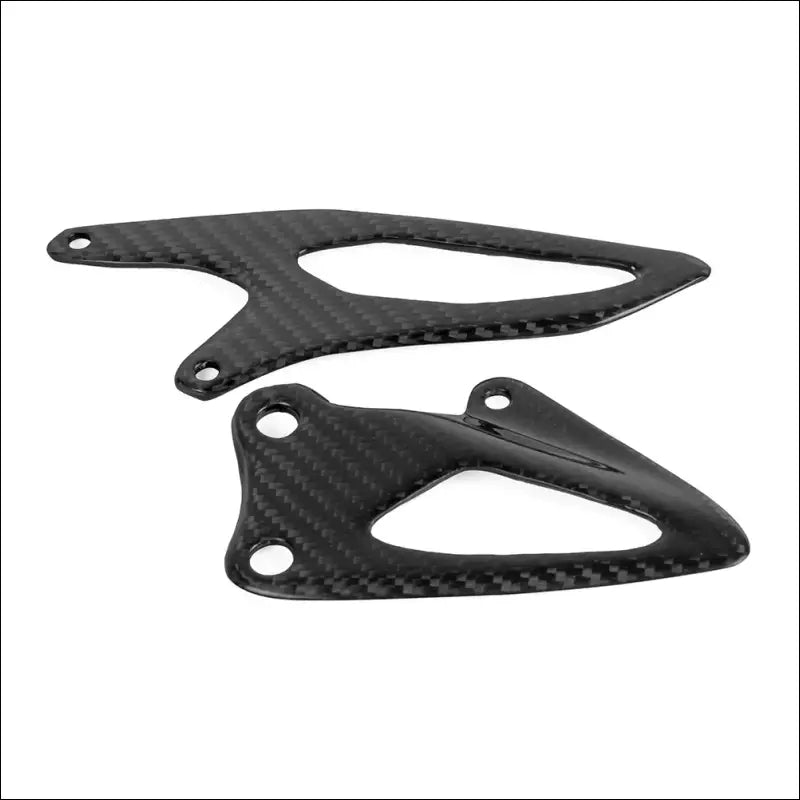 Yamaha YZF-R1 2015-2018 Carbonfaser Fußrasten Fersenschutz Platten - Gloss