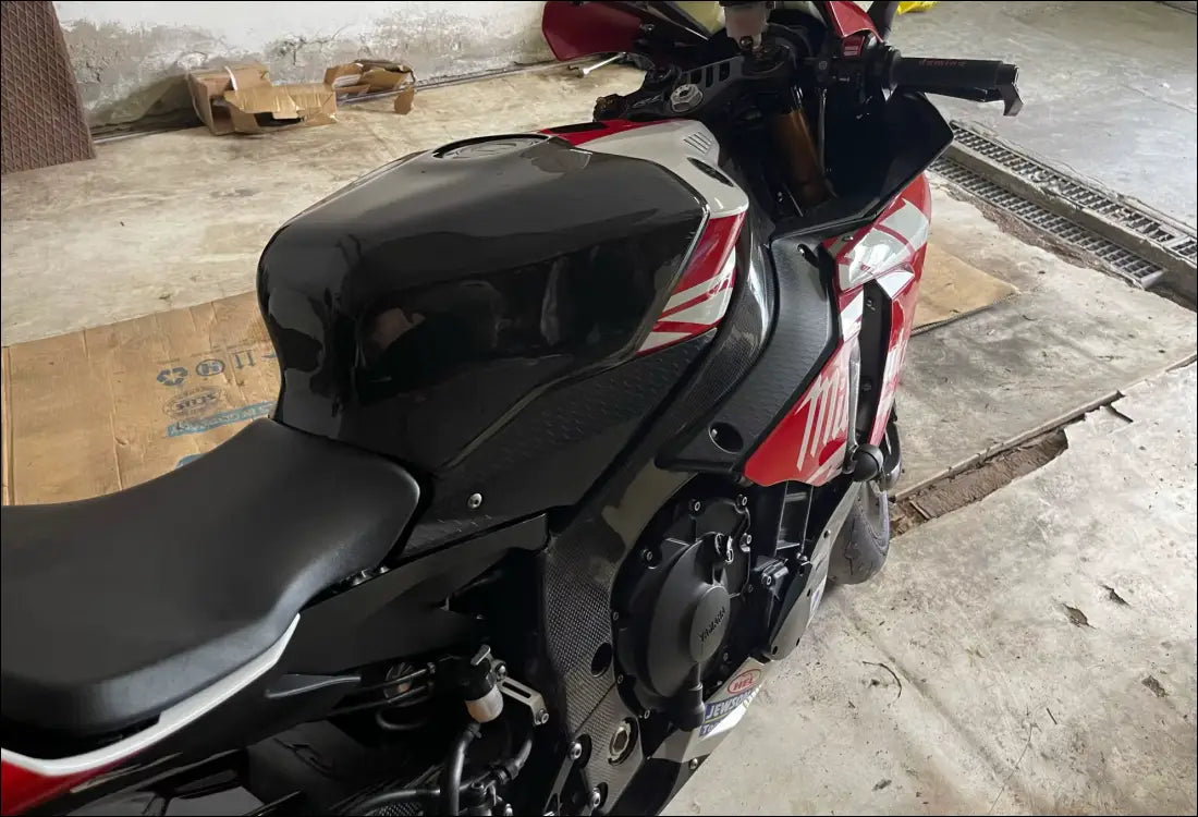 Yamaha YZF-R1 2015-2021 Carbon Faser Tankabdeckung - Y150Gloss