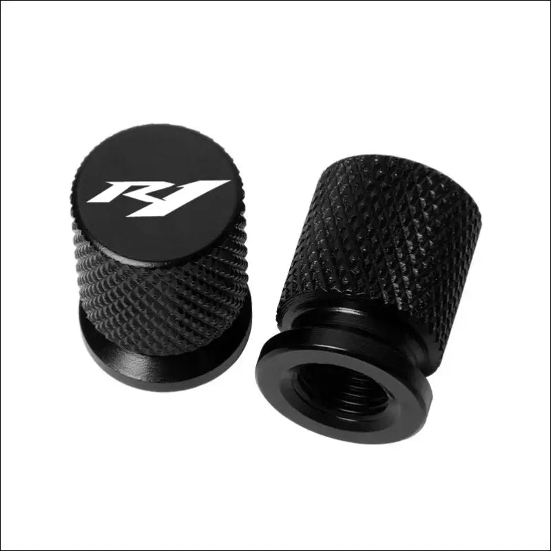Yamaha YZF-R1 R1M Ventilkappen CNC-gefräst Luftdichte Abdichtung - Black