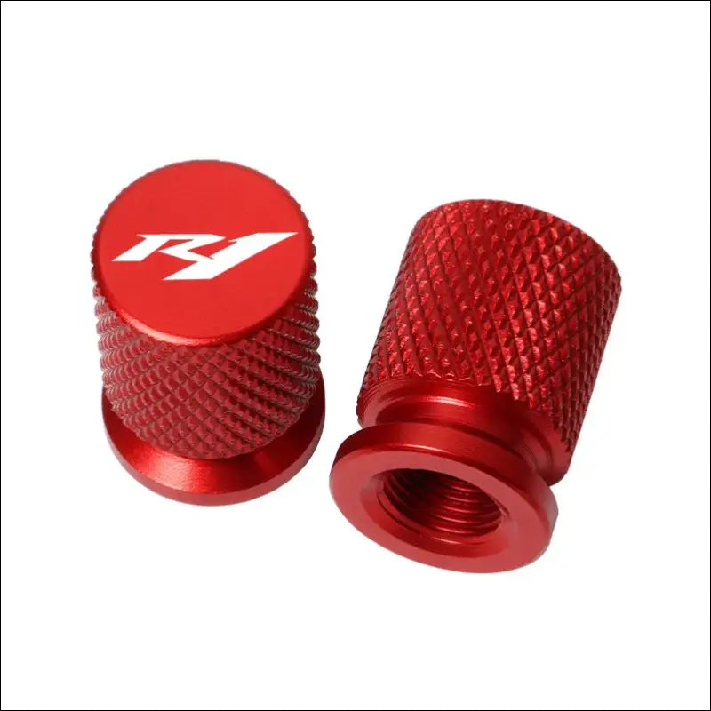 Yamaha YZF-R1 R1M Ventilkappen CNC-gefräst Luftdichte Abdichtung - Red