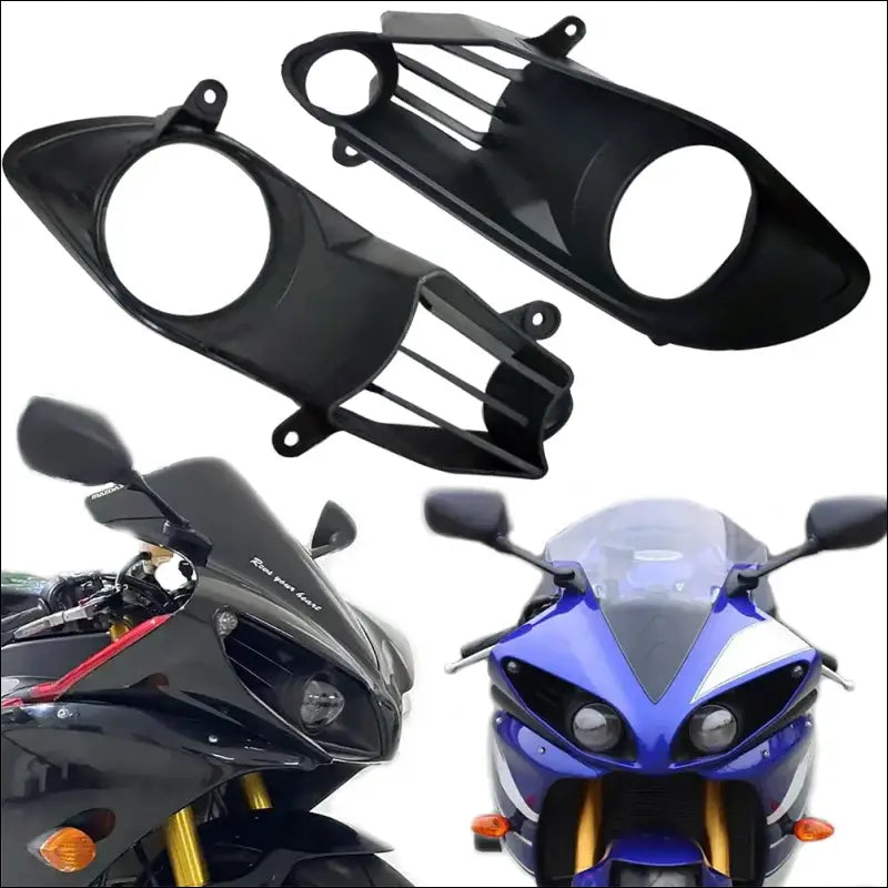 Yamaha YZF-R1 Scheinwerferabdeckung 2009-2014 Schwarz - black