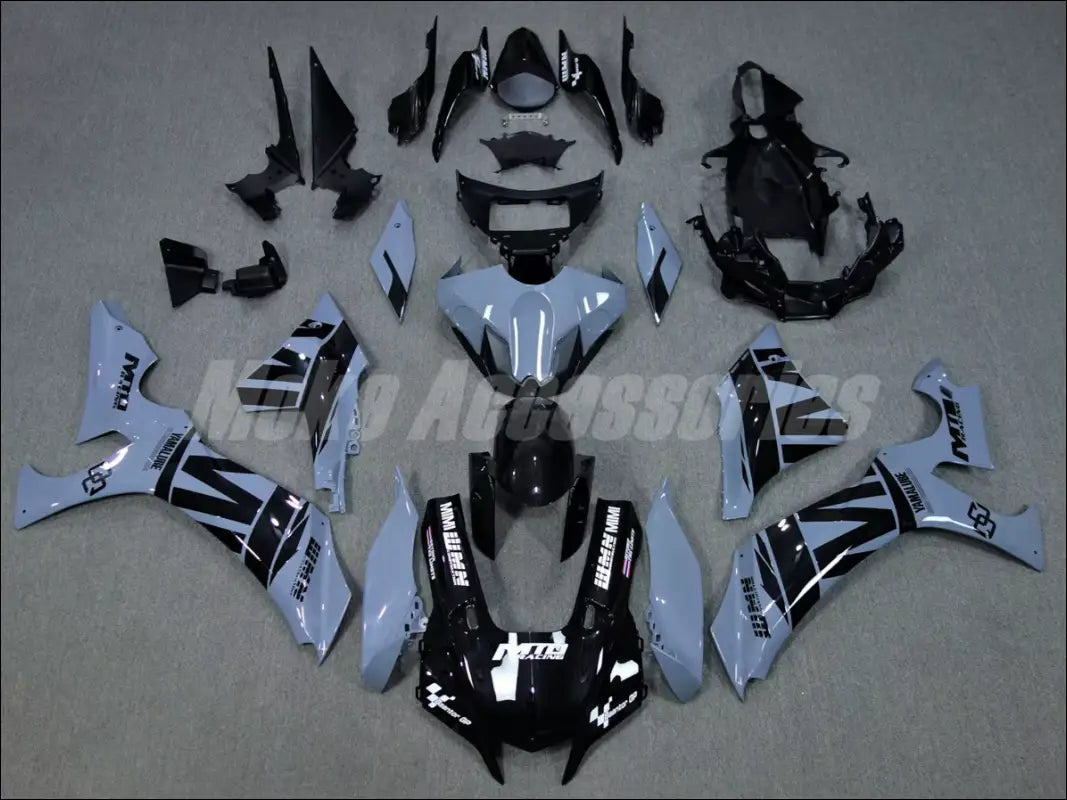 Yamaha YZF-R1M ABS Verkleidungsset Grau Schwarz - Standard