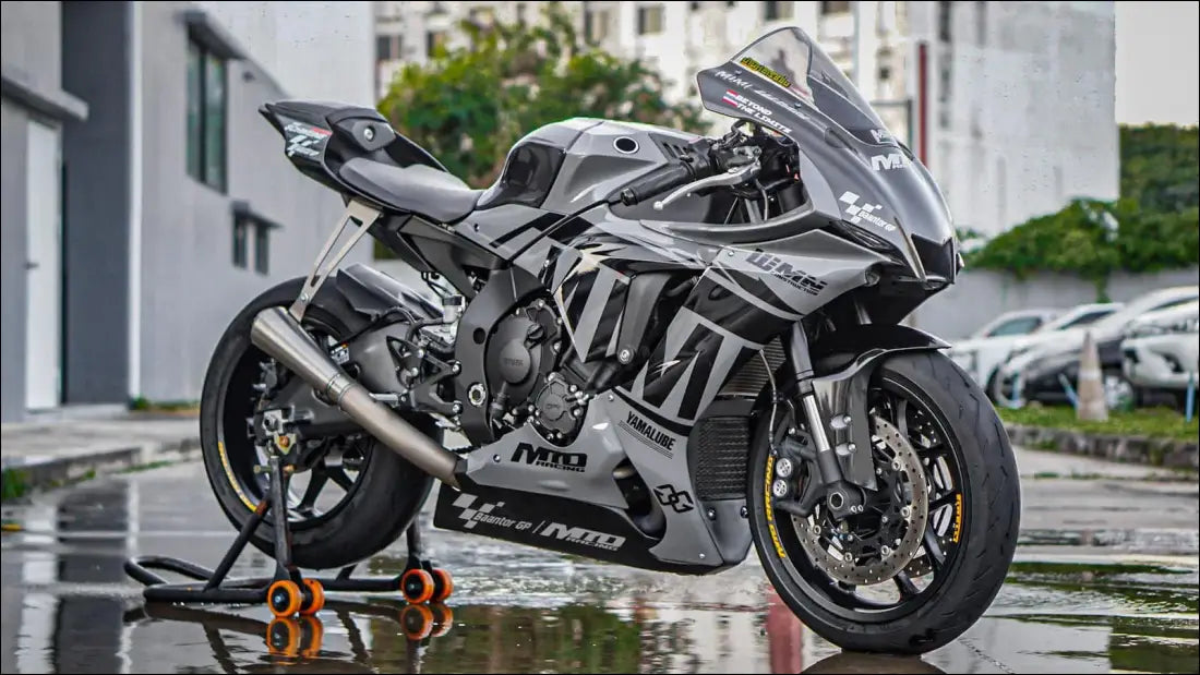Yamaha YZF-R1M ABS Verkleidungsset Grau Schwarz - Standard