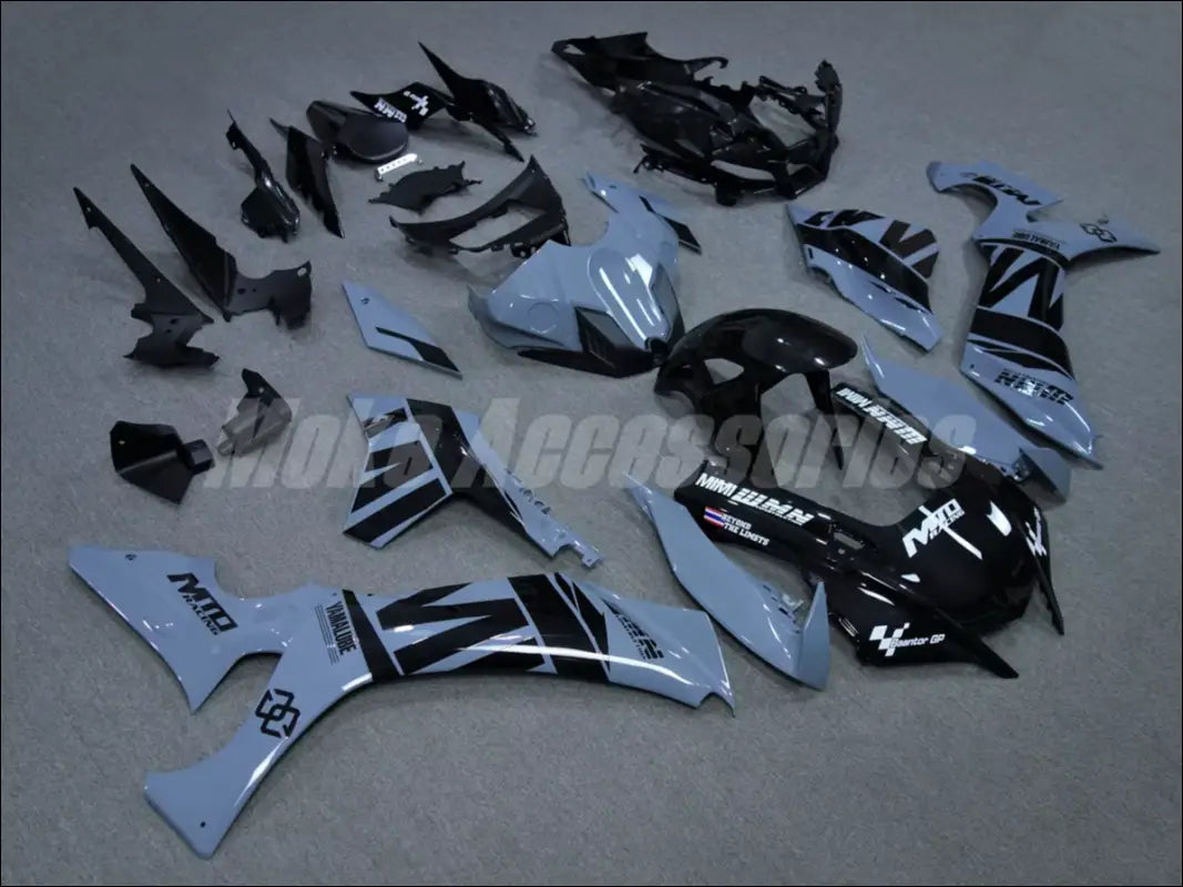 Yamaha YZF-R1M ABS Verkleidungsset Grau Schwarz - Standard