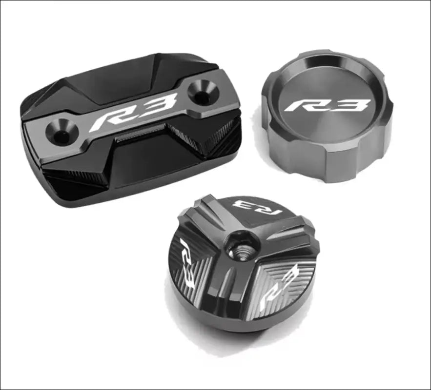 Yamaha YZF-R3 Bremsflüssigkeitsbehälter Abdeckung CNC Aluminium - B-Grey