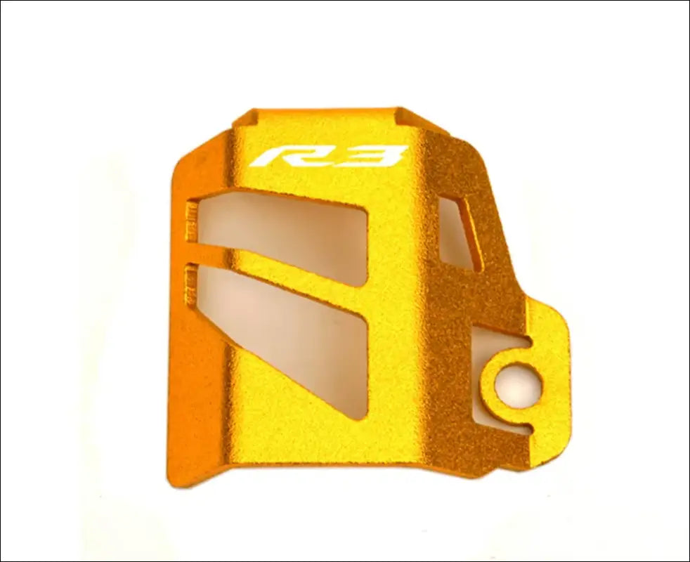 Yamaha YZF-R3 Bremsflüssigkeitsbehälter Abdeckung CNC Aluminium - D-Gold