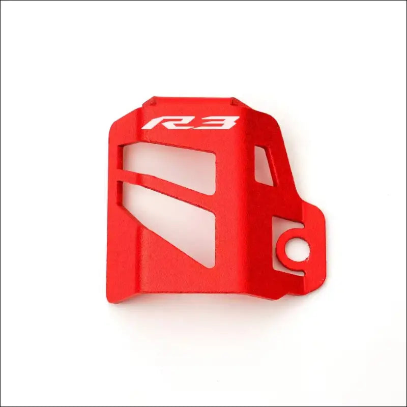 Yamaha YZF-R3 Bremsflüssigkeitsbehälter Abdeckung CNC Aluminium - D-Red