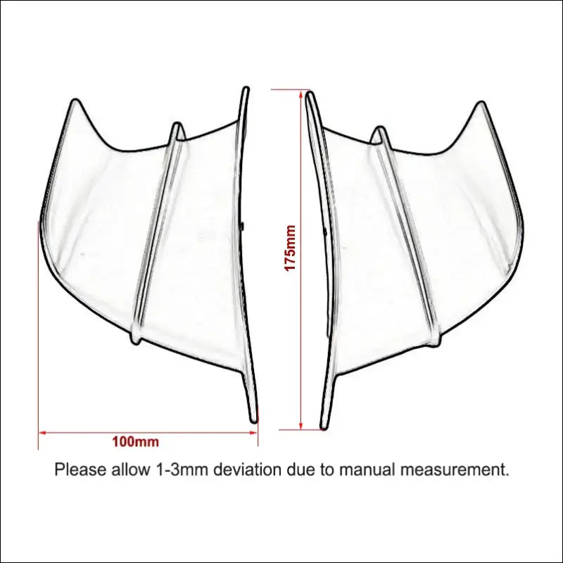 Aerodynamische Winglets für Yamaha YZF-R1