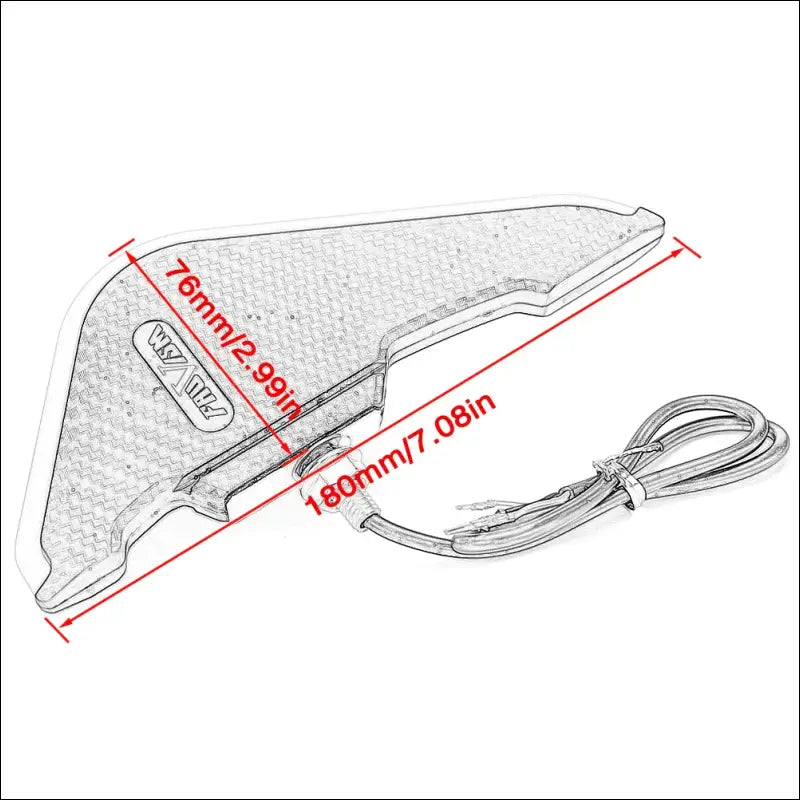 Aerodynamische Winglets mit integrierten Blinkern