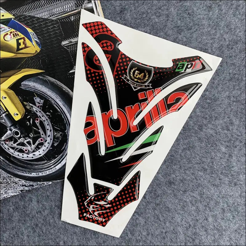 Aprilia RS Tankpad / Tankdeckel Aufkleber - Tank Pad 003