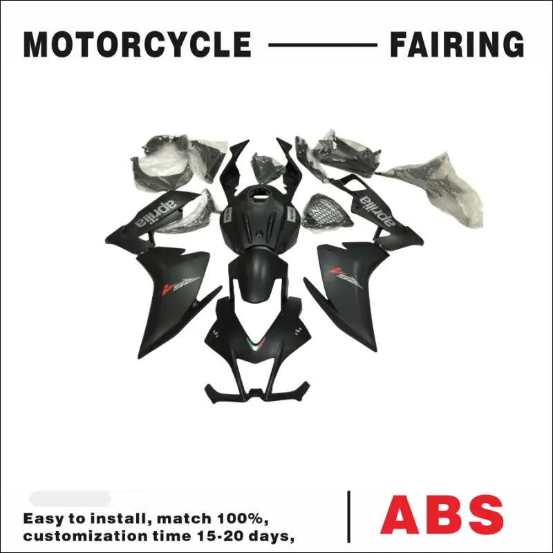 Aprilia RS4 125 / 50 2011-2017 Verkleidung Schwarz