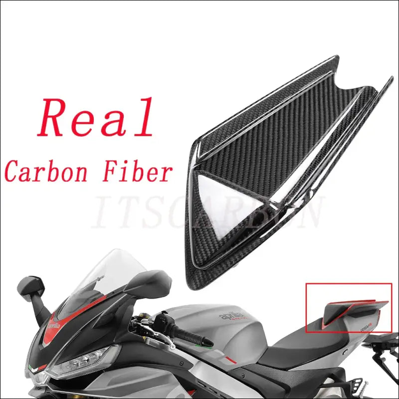 Aprilia RSV4 2021-2023 Carbon Soziussitzabdeckung - Twill Weave Glossy