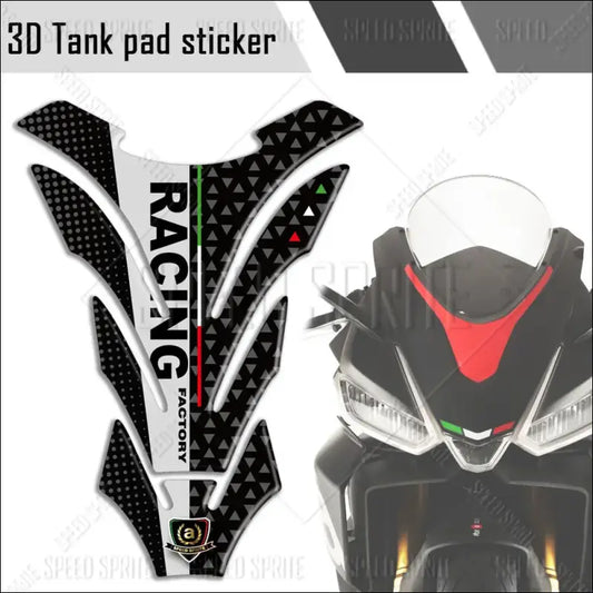 Aprilia RSV4 / RS4 125 / 50 3D Tankpad / Tankdeckelabdeckung