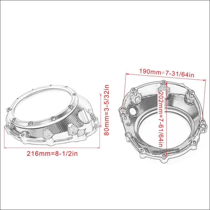 BMW S1000R 2014-2020 Kupplungsdeckel mit Schauglas