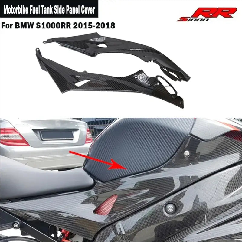 BMW S1000RR 2015-2018 Carbon Tankseitenverkleidung - ABS Carbon / CHINA