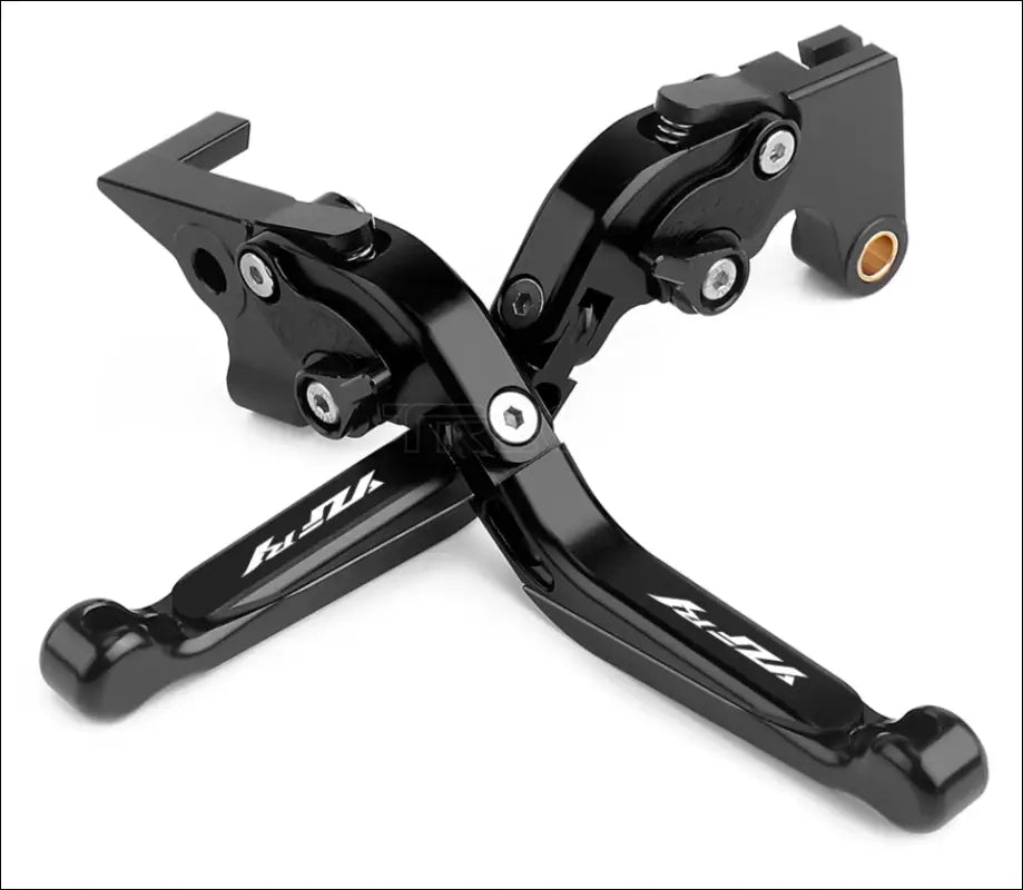 CNC-Aluminium Brems- & Kupplungshebel für Yamaha YZF-R1 (2004-2008) | Verstellbare & klappbare Motorradhebel - all black