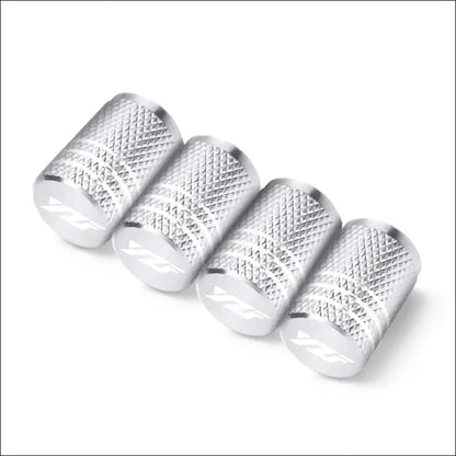 CNC-Aluminium Ventil-Kappen für Yamaha YZF R3 R25 R6 R1 R125 - 4Pcs Silver
