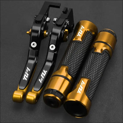 CNC-Brems- und Kupplungshebel mit Lenkergriffen für Yamaha YZF-R1 (1998-2003) - YZFR1 1999-2003 8