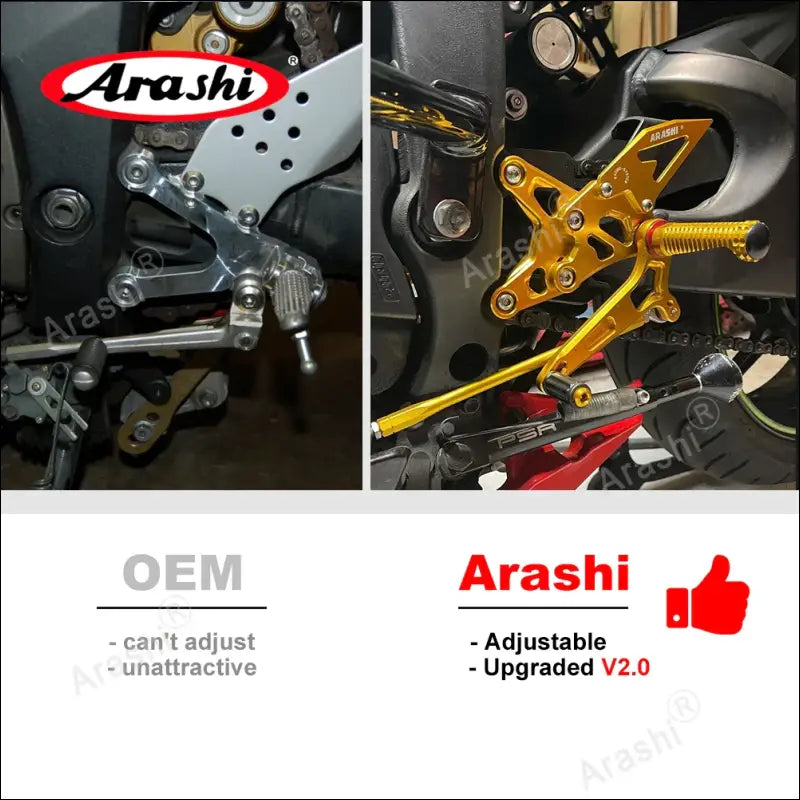 CNC-verstellbare Fußrastenanlage für Suzuki GSX-R1000 K5 K6 (2005-2006)