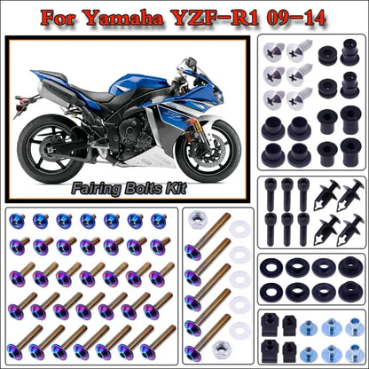 Edelstahl Schrauben- und Befestigungsset für Yamaha YZF-R1 (2009-2014)