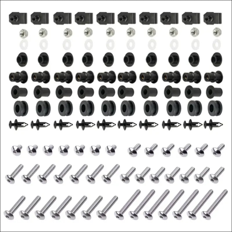 Edelstahl Schrauben- und Befestigungsset für Yamaha YZF-R1 (2009-2014) - Silver